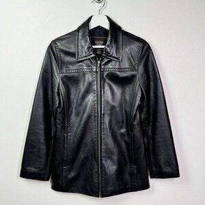 Coach Black Leather Jacket